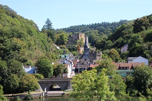 27-08-2024, Port Turm en de ruïne van Burg Balduinstein.