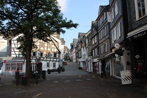 30-08-2024, Vakwerkhuizen in het centrum van Montabaur.