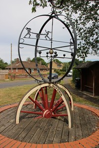 04-07-2025, Woodditton Village Sign